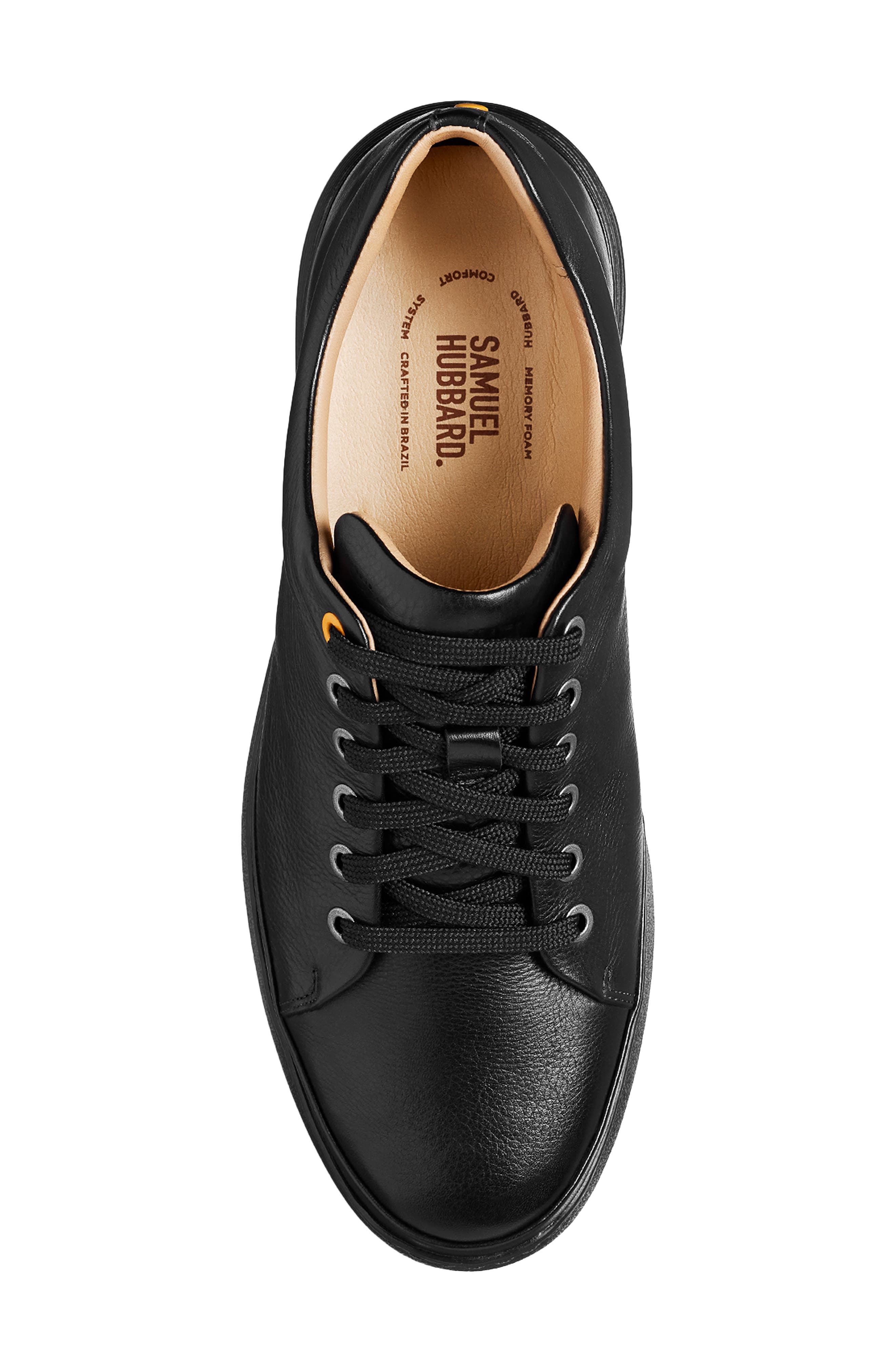 Samuel Hubbard Featherlight Fast Sneaker, Alternate, color, Black Leather