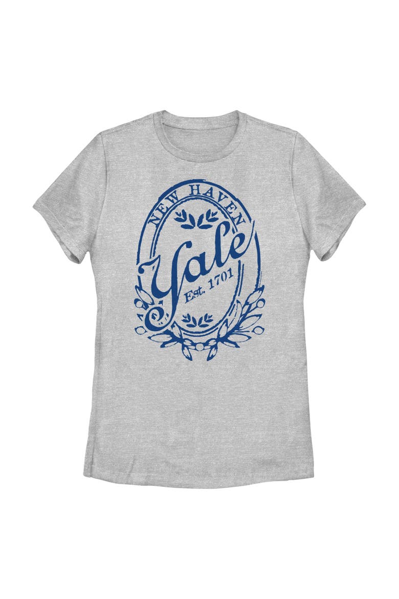 Women's Yale University New Haven Est. 1701  Graphic T-Shirt, Main, color, Athletic Heather