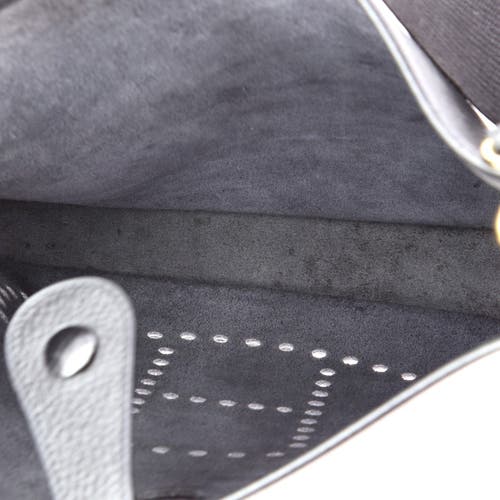 Pre-owned Hermes  Hermes Evelyne Bag Gen I Ardennes Pm In Black