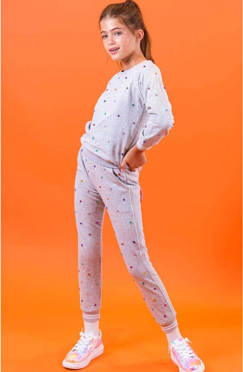 Lola + The Boys Rainbow Gem Trackset, Alternate, color, Grey