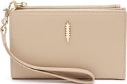 Thacker Ruby Bifold Leather Wristlet Wallet