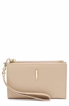 Thacker Ruby Bifold Leather Wristlet Wallet