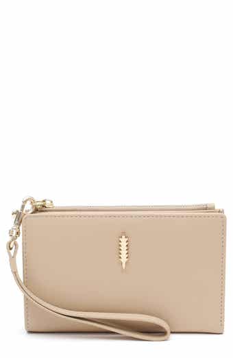 Thacker Ruby Bifold Leather Wristlet Wallet