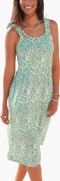 LASCANA Women's Smocked Strap Dress