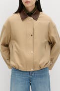 M&S Cotton Blend Twill Bomber Jacket