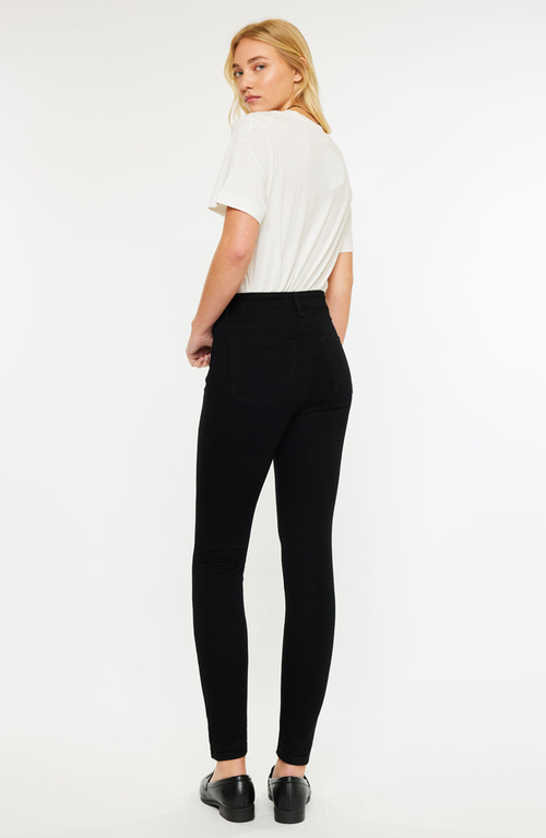 Kancan Misa Essentials High Rise Super Skinny Jeans In Black