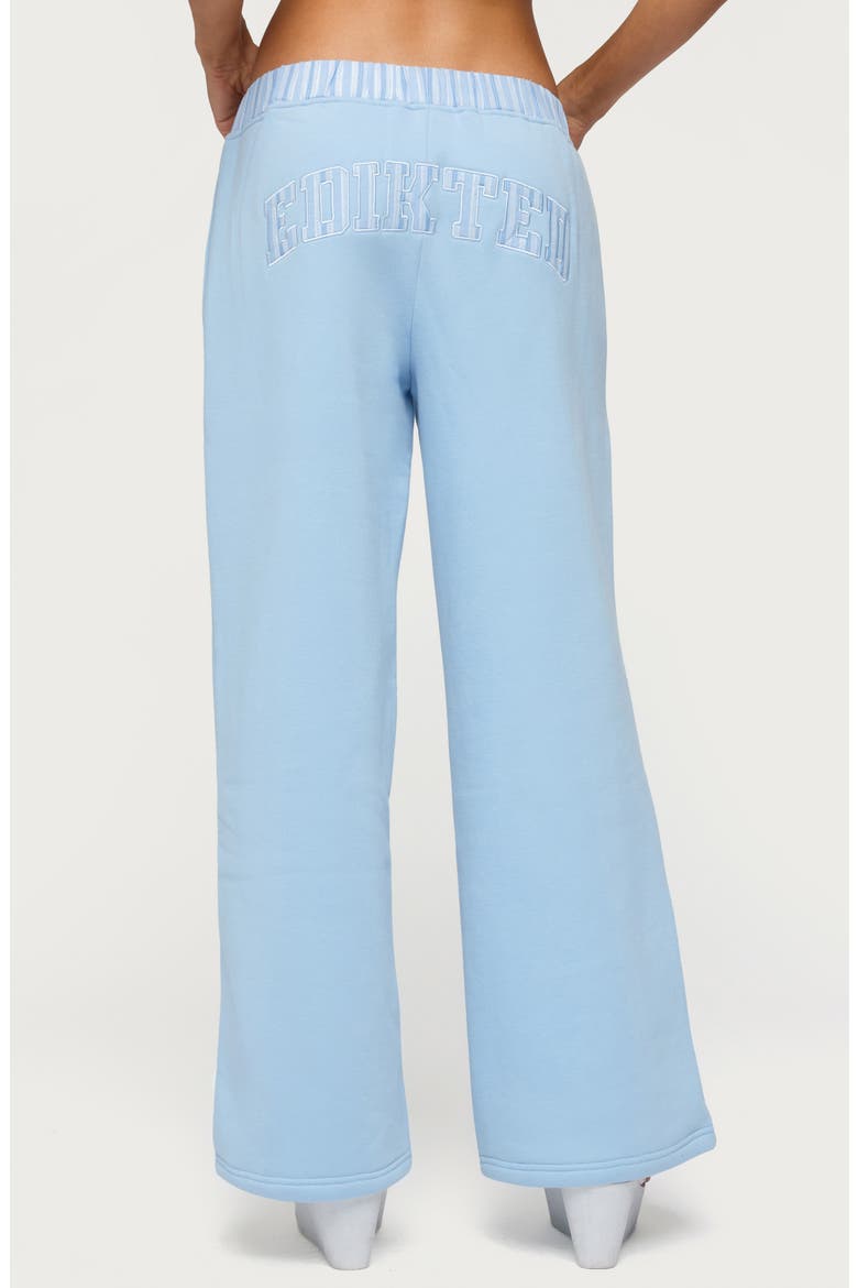 Core Stripe Waist Low Rise Sweatpants, Alternate, color, BLUE