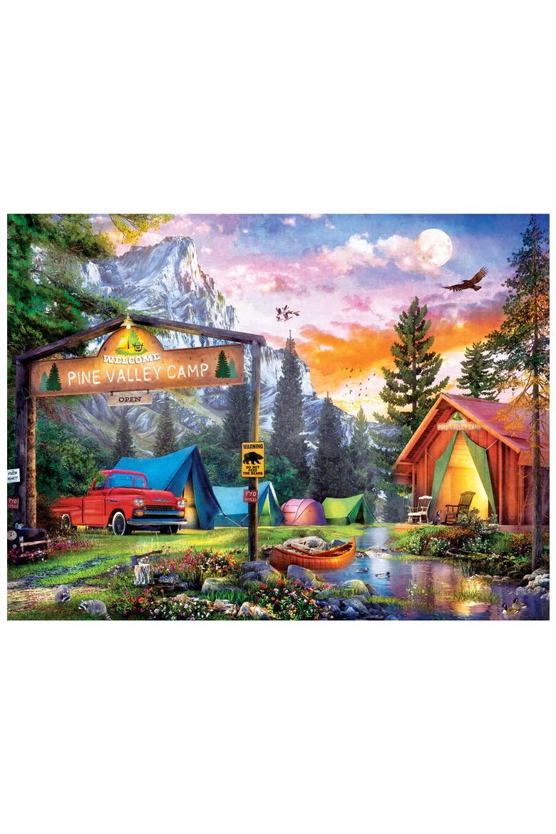 Pine Valley Camp 300 Piece Jigsaw Puzzle, Alternate, color, Multicolor