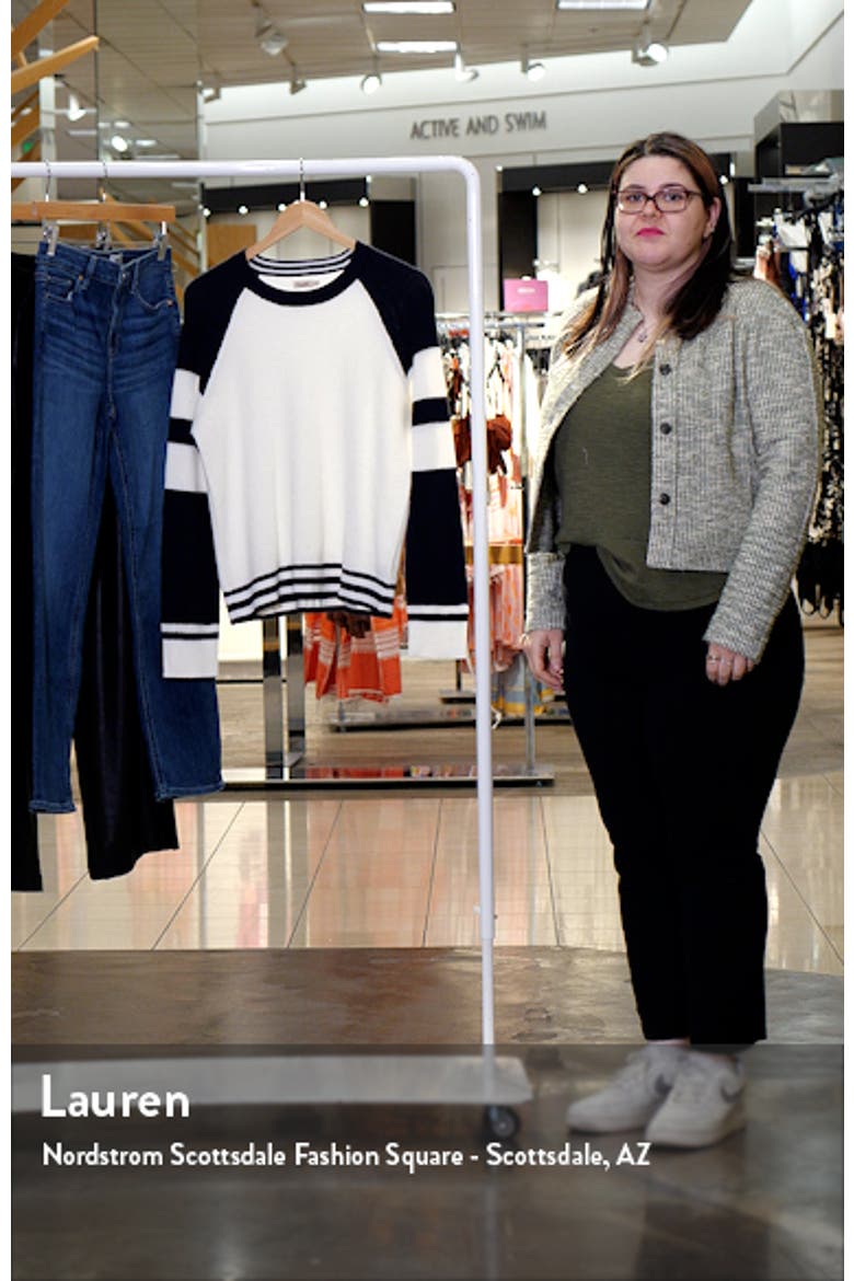 Throwback Stripe Organic Cotton & Cashmere Sweater video
