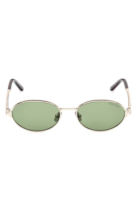 Gina 52mm Oval Sunglasses