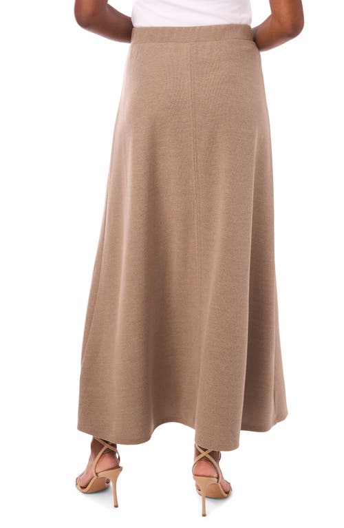 Vince Camuto A-line Maxi Sweater Skirt In Brown