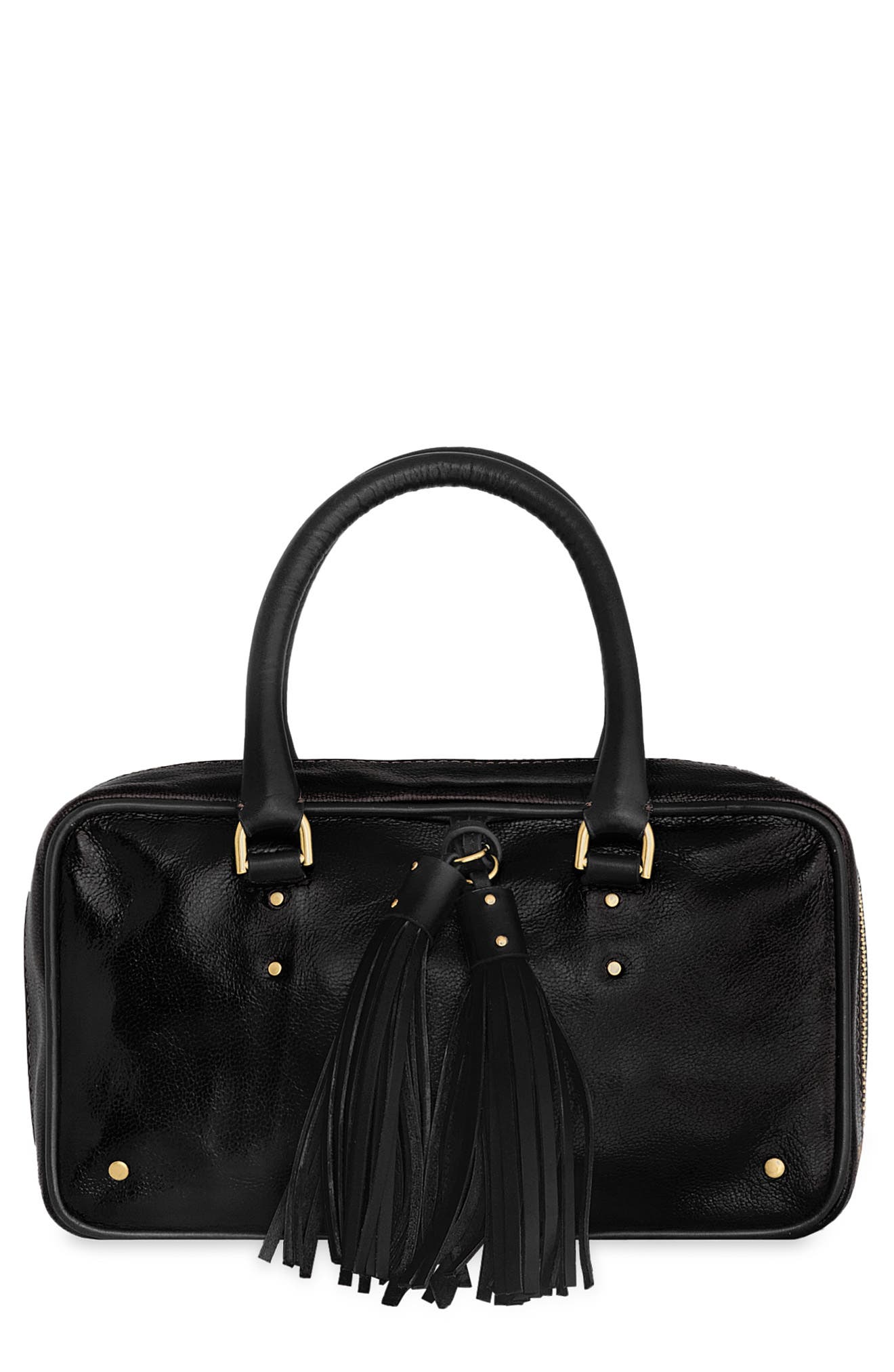 Rebecca Minkoff Lana Tassel Leather Bowling Bag