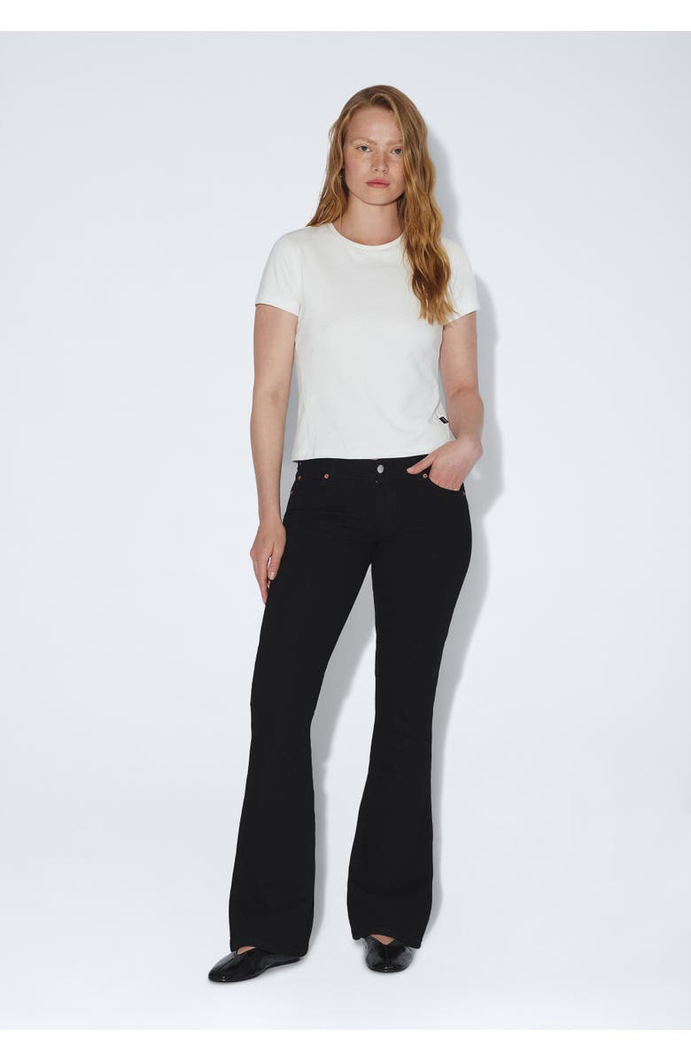 Dr. Denim Kily Low Bootcut Jeans, Alternate, color, Solid Black