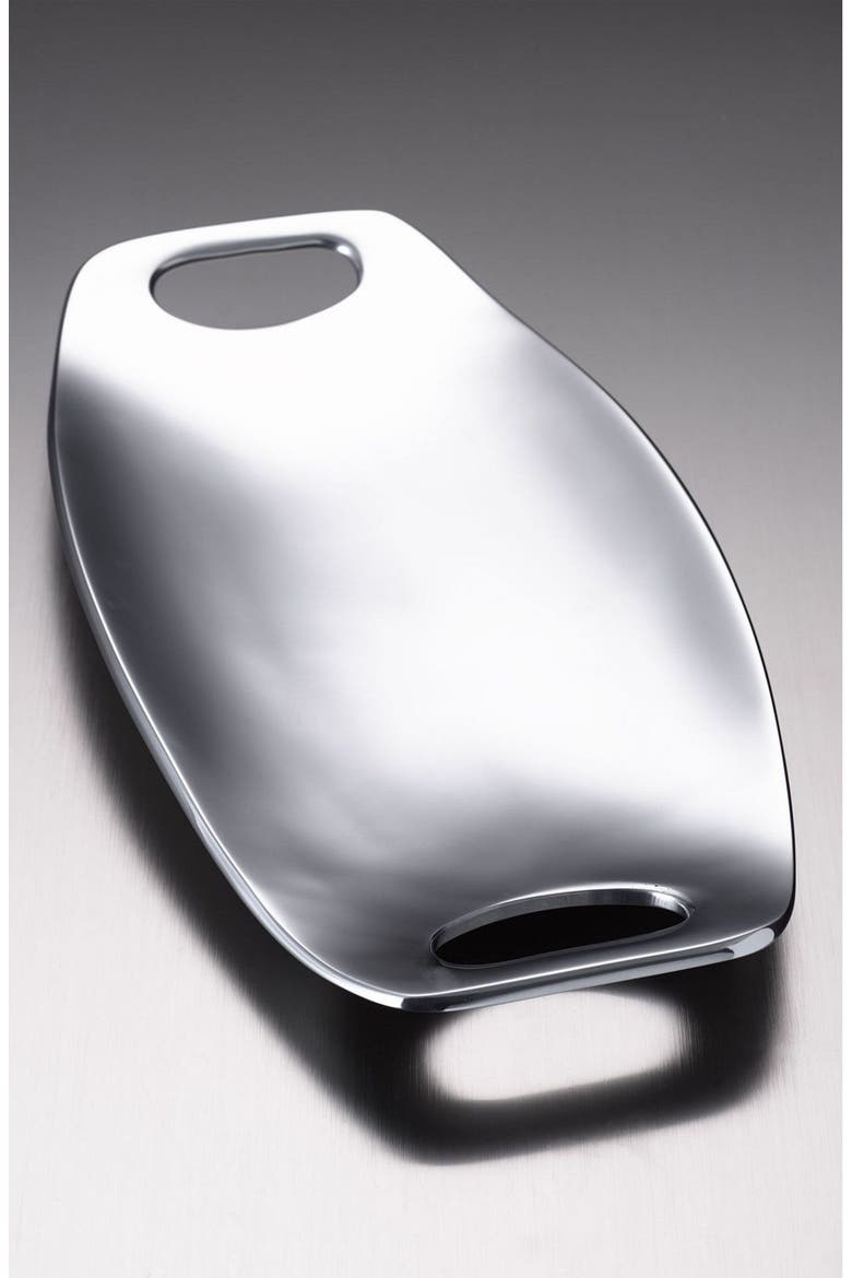 Handled Tray, Main, color, SILVER