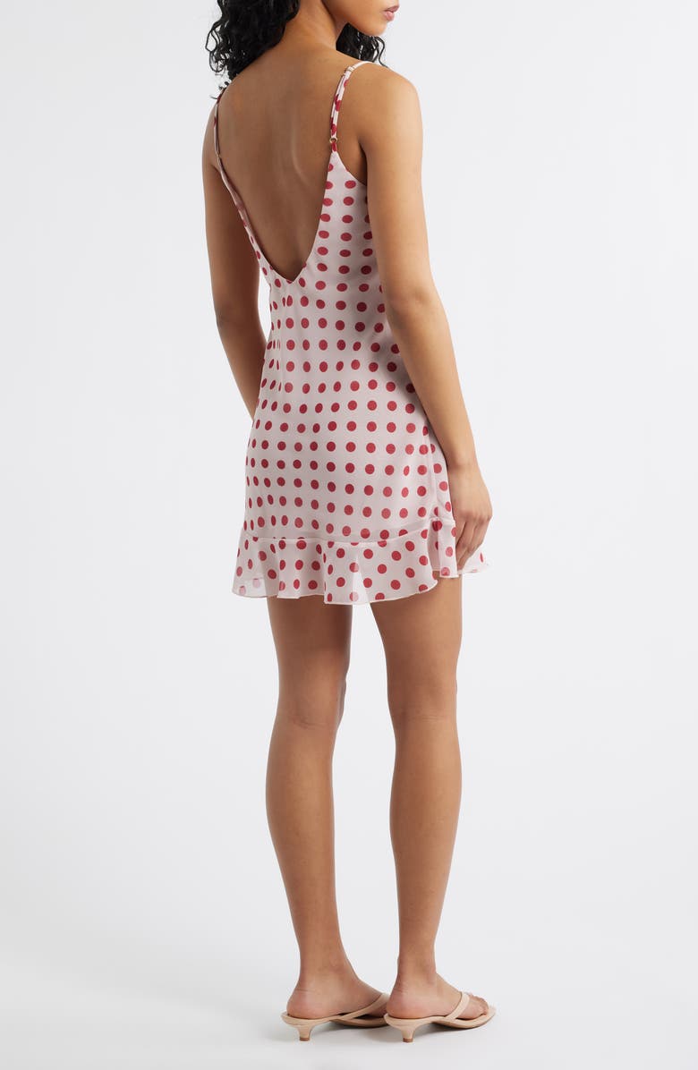 Bella Venice Butterfly Polka Dot Sundress, Alternate, color, Pink