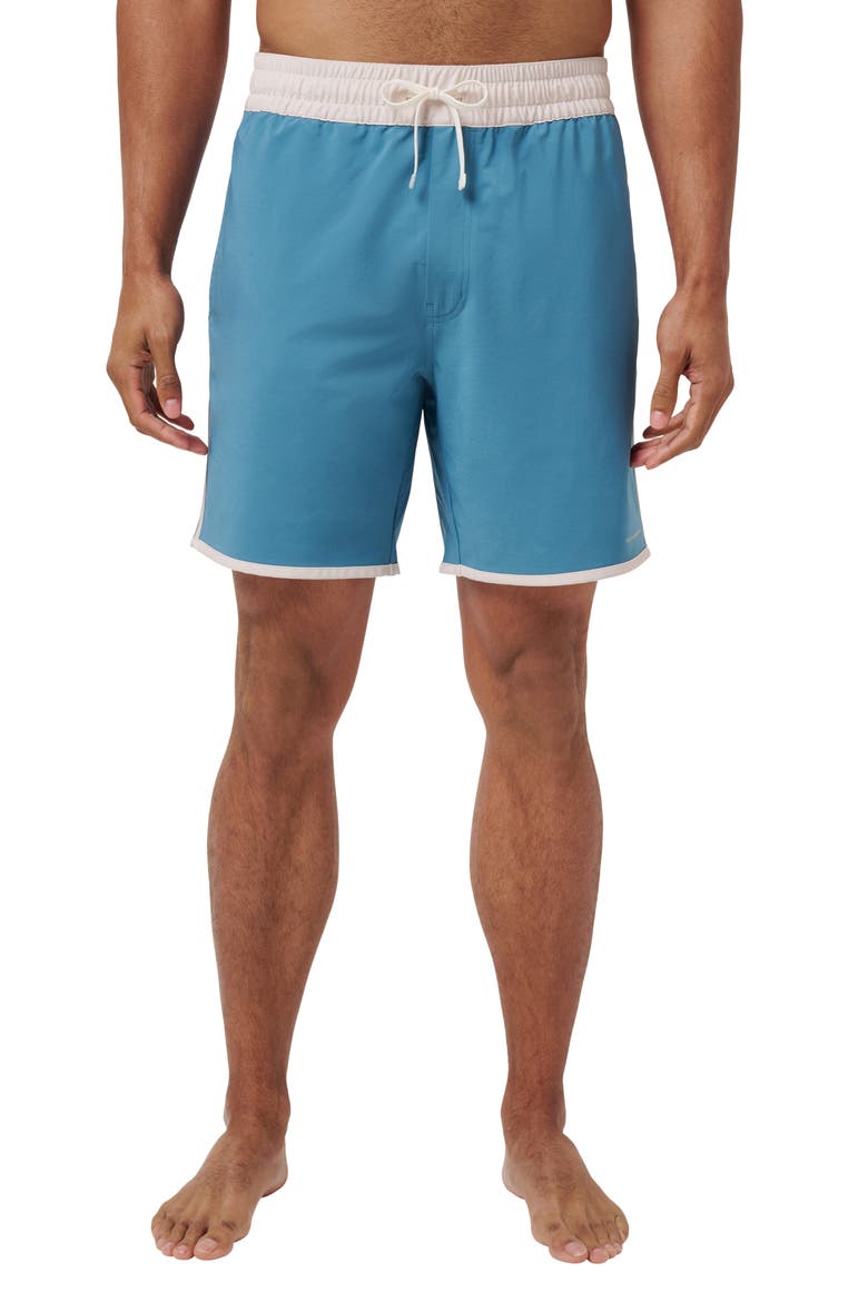 Lost Cave Swim Trunks, Main, color, PACIFIC COAST