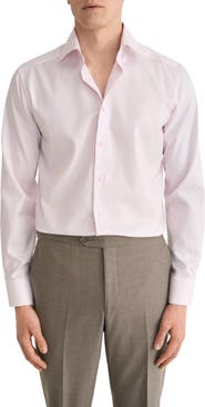Eton Slim Fit Textured Dress Shirt