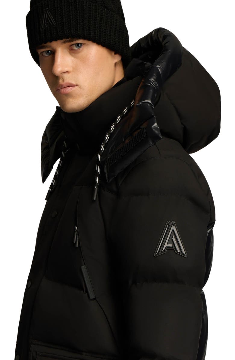 Alpenhaus Verenfeld Heavyweight Puff Parka with Removable Hood, Alternate, color, Black