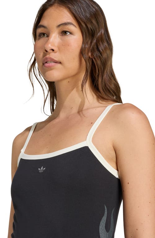 Adidas Originals Adidas Flame Trefoil Camisole In Black