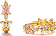 Girls Crew Pastel Star Huggie Hoop Earrings