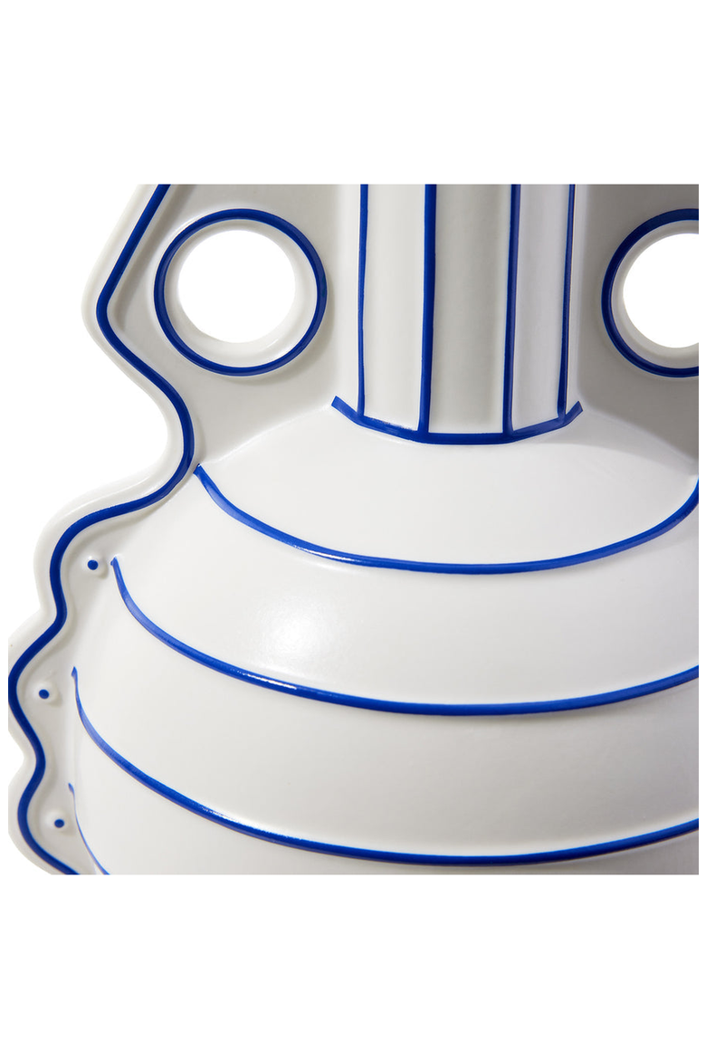 Venezia Vase, Alternate, color, White / Blue