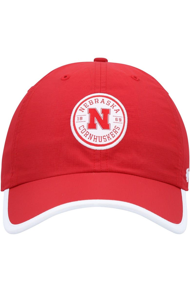'47 Men's '47  Scarlet Nebraska Huskers Microburst Clean Up Adjustable Hat, Alternate, color, Scarlet