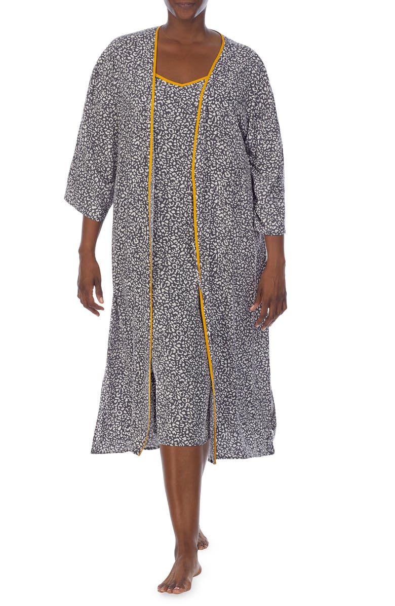Refinery29 Print Wrap Robe, Alternate, color,