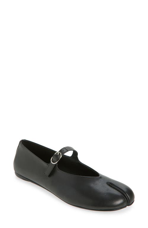 Jeffrey Campbell Preakness Split Toe Mary Jane Flat in Black at Nordstrom, Size 7