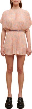 maje Isisa Pleat Dress