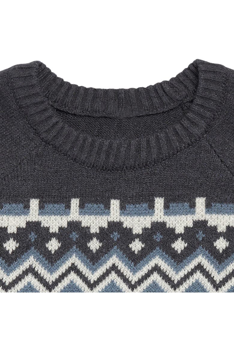 Fair Isle Sweater, Alternate, color, Dark Grey