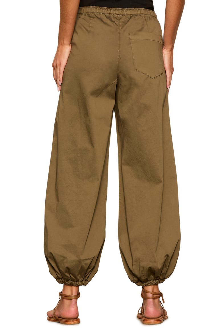 Float On Stretch Cotton Balloon Pants, Alternate, color, TIMBER BROWN