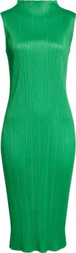 Pleats Please Issey Miyake Monthly Colors April Pleated Midi Dress