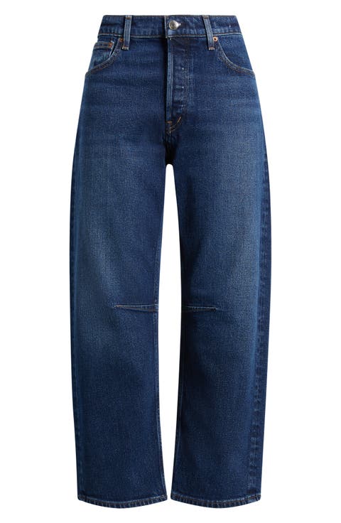The Short Darted Barrel Leg Jeans