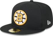 New Era Men's New Era  Black Boston Bruins Core 59FIFTY Fitted Hat