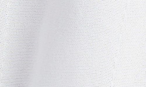 Vince Cotton Blend A-line Sweater In White