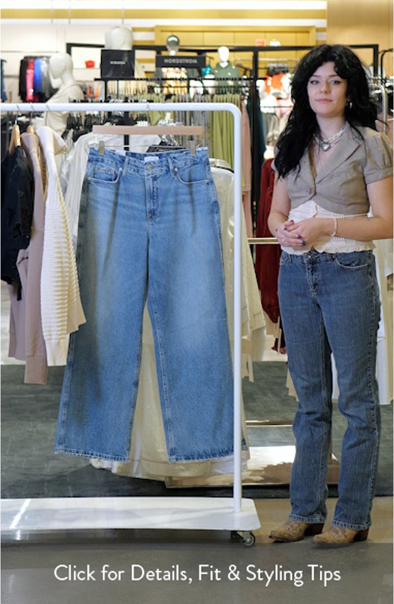 Good Petite Skate High Waist Wide Leg Jeans, sales video thumbnail