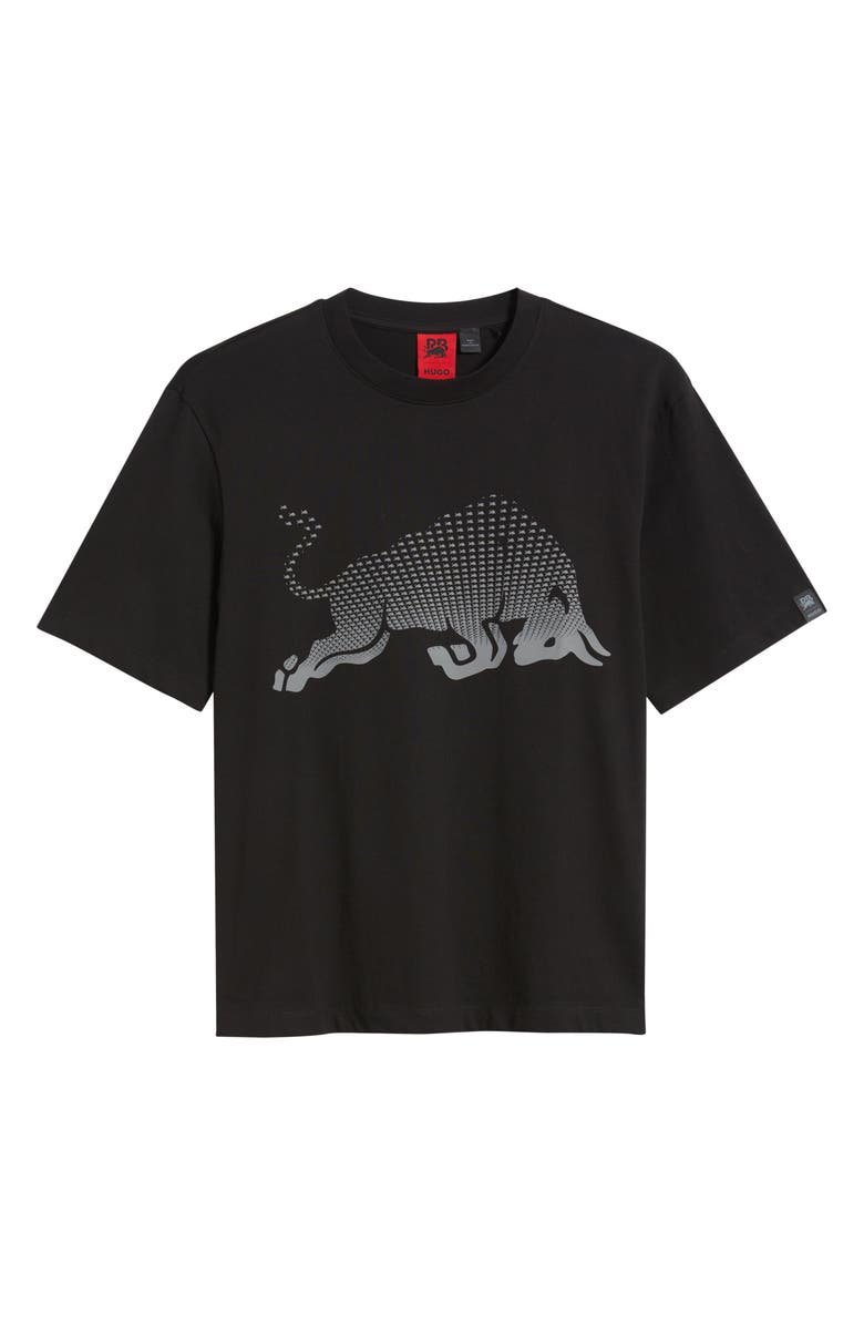 HUGO x RB Formula One<sup>™</sup> Team Relaxed Fit Graphic T-Shirt, Alternate, color, Black