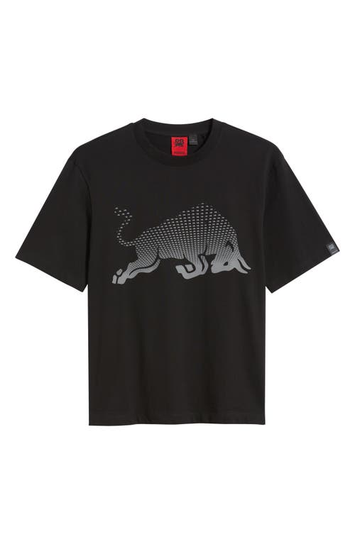 Hugo Boss Hugo X Rb Formula One™ Team Relaxed Fit Graphic T-shirt In Black