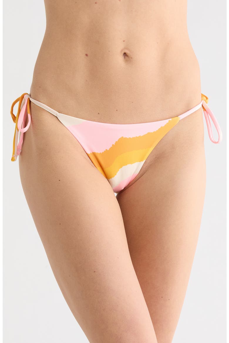 Sunning Reversible Cheeky Bikini Bottoms, Main, color, PINK