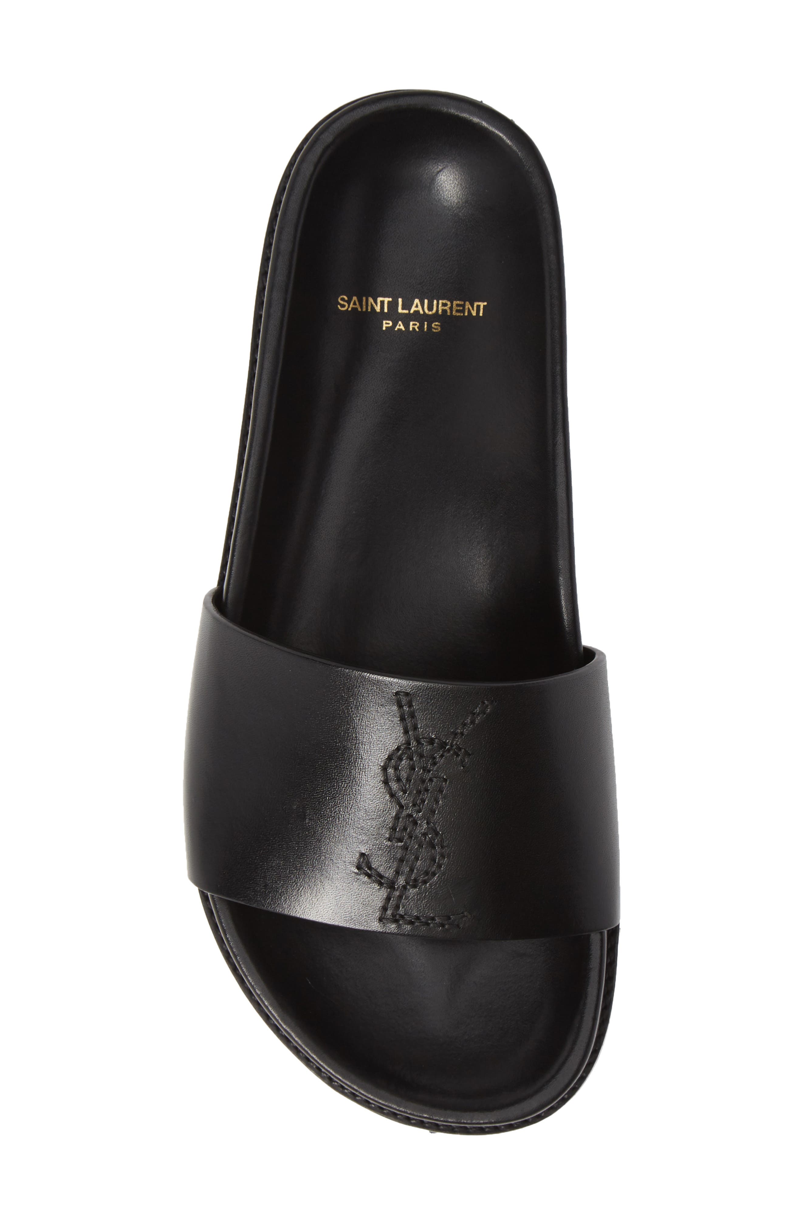 Saint Laurent Joan Slide Sandal, Alternate, color, 