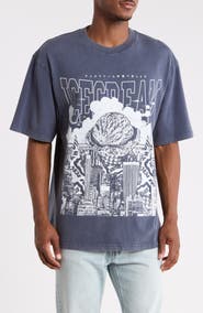 ICECREAM Invasion Oversize Graphic T-Shirt