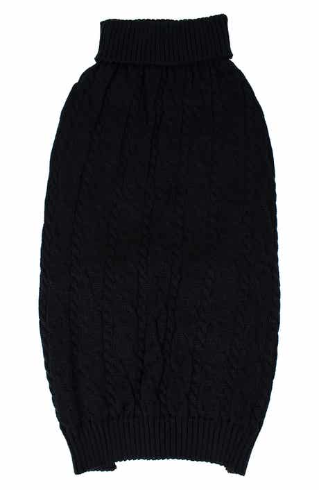 Cable Knit Dog Sweater