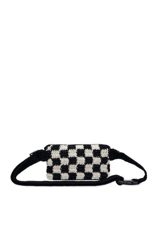 The Sak Caraway Small Belt Bag In Black Check