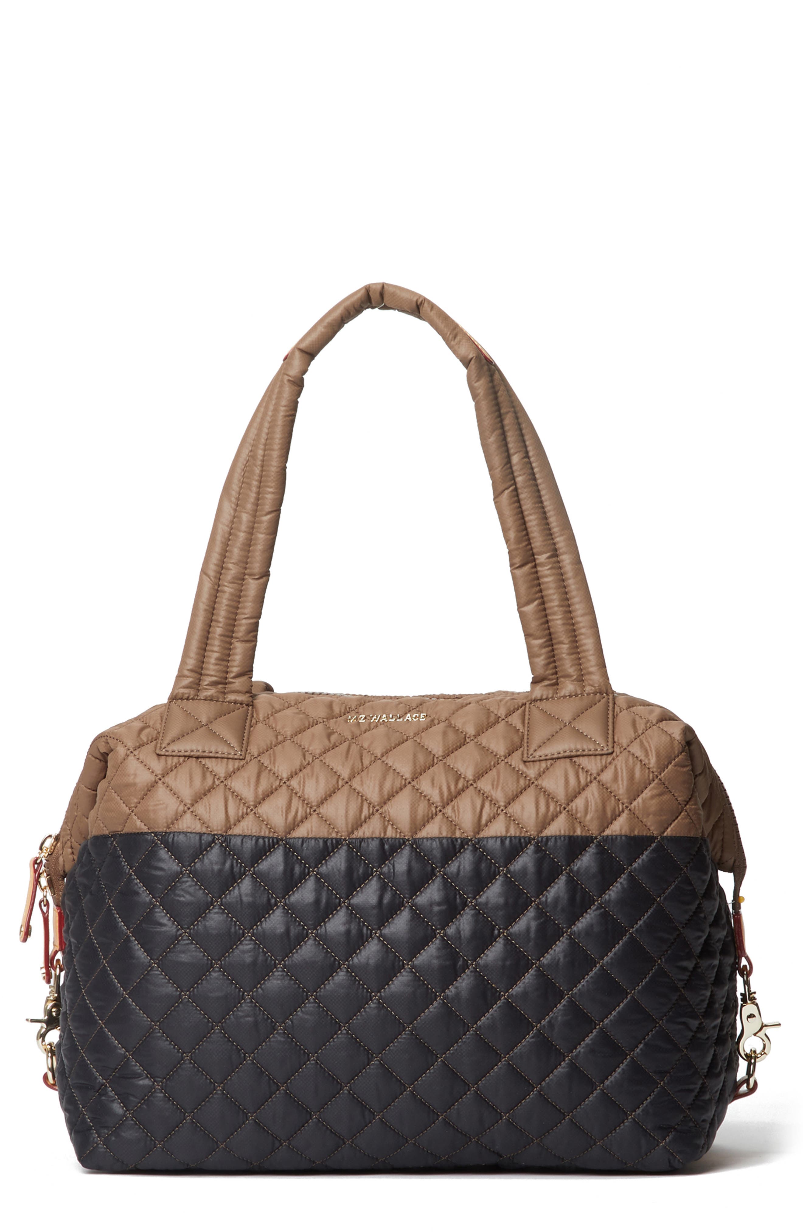 Large Sutton Bag, Main, color, FAWN BLACK COLORBLOCK