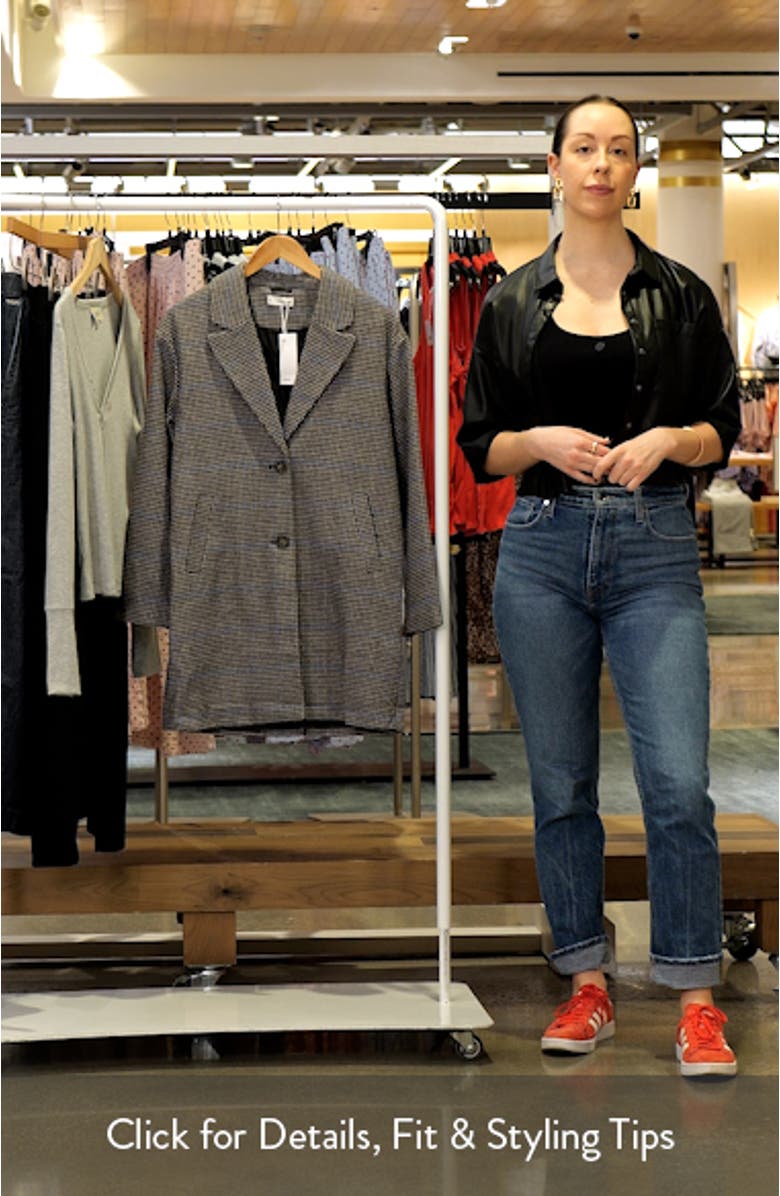 Houndstooth Longline Coat, sales video thumbnail