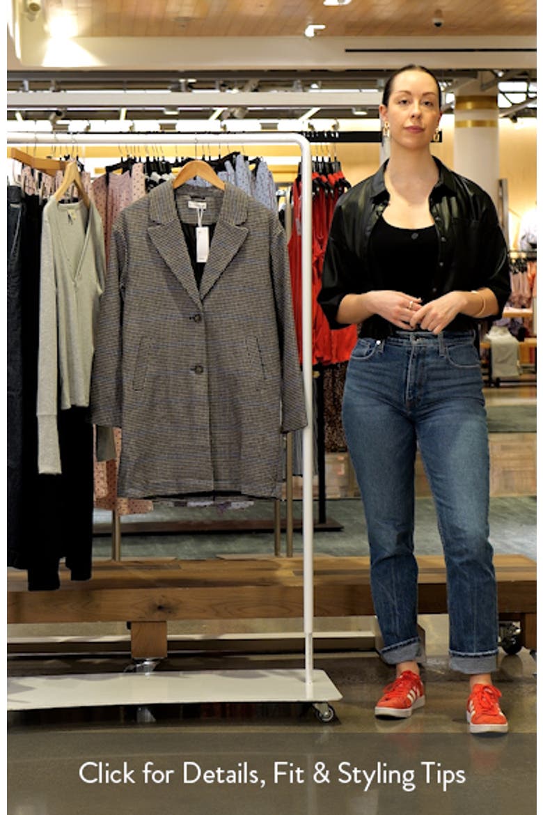 Houndstooth Longline Coat video