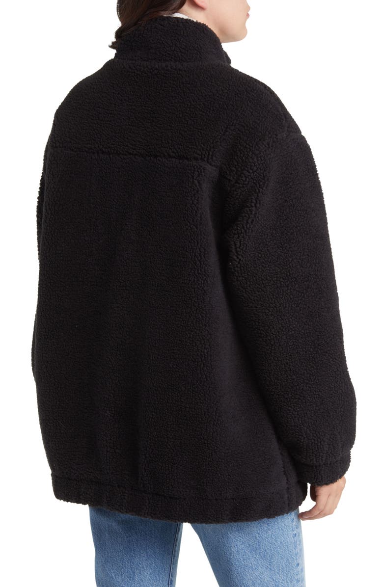 UGG<sup>®</sup> Raquelle Logo High-Pile Fleece Jacket, Alternate, color,