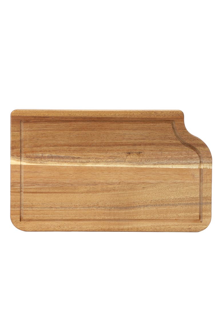 14 x 8.5 Inch Acacia Wood Cutting, Prep and Serving Butcher Cutting Board, Alternate, color, Acacia
