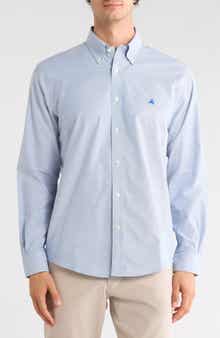 Regular Fit No Iron Button Front Shirt
