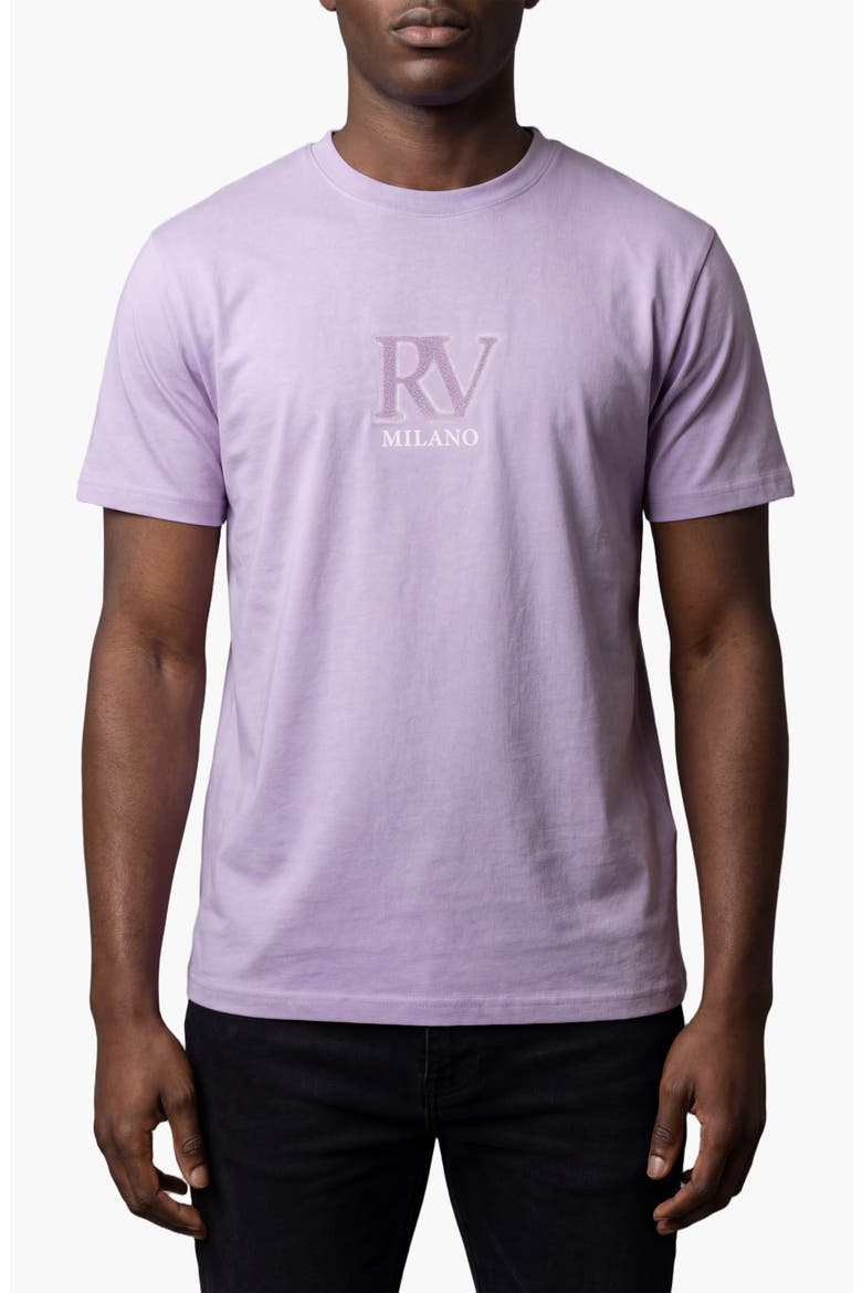 Front Brush Slim fit Tee, Main, color, Lavender